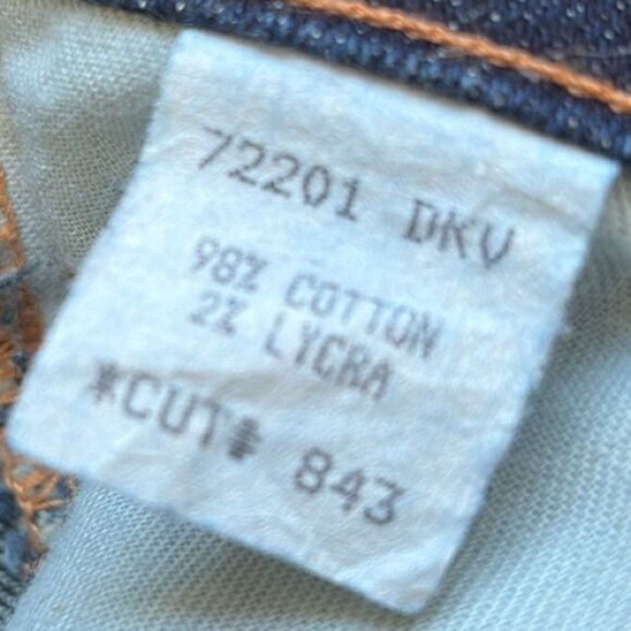 Vintage Y2K 00’s J Brand Dark Indigo Wash Low Rise Flare Jeans - Picture 6 of 7